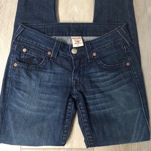 GUC- True Religion skinny blue jeans, size 27